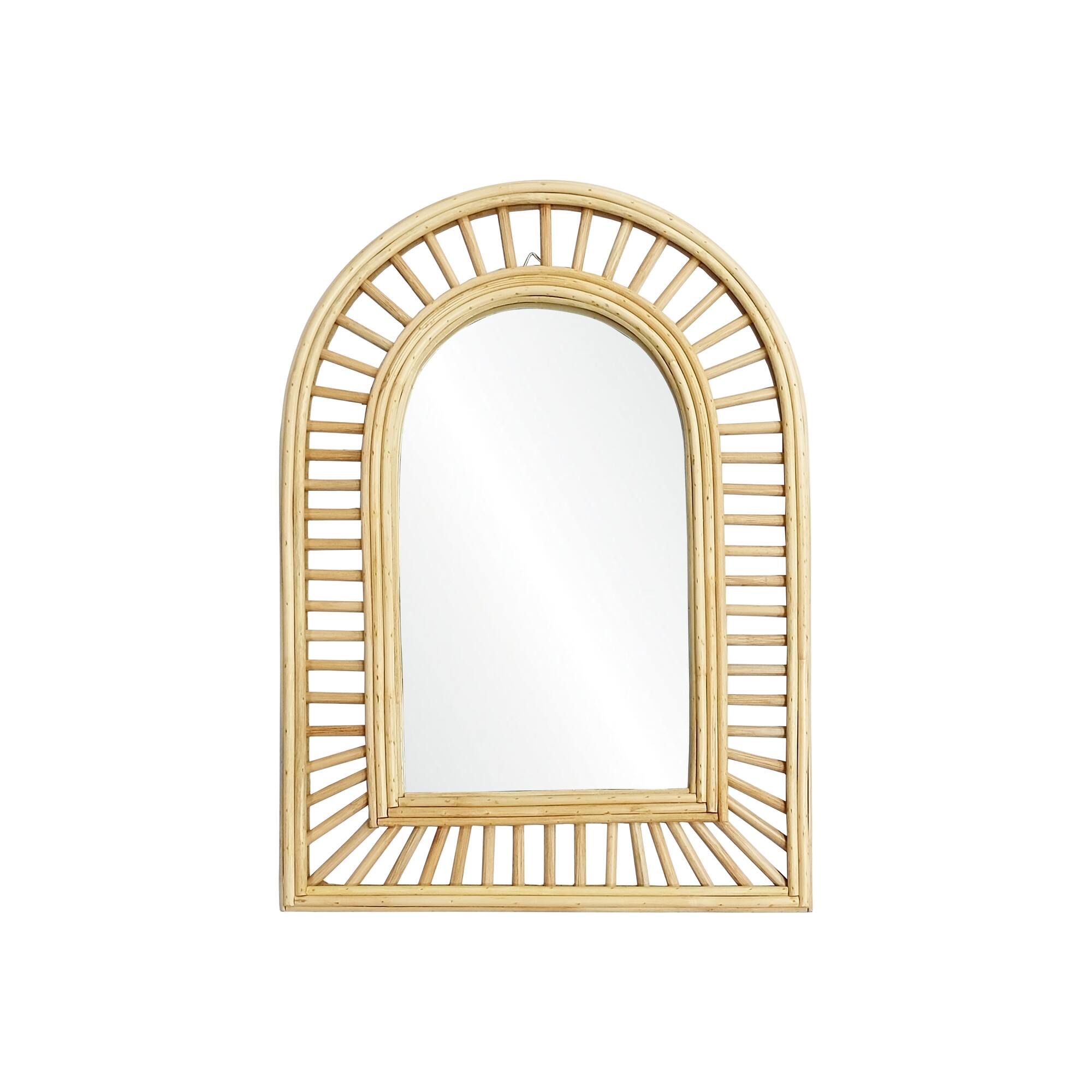 19.3" x 28" Rattan Wall Mirror by Ashland®